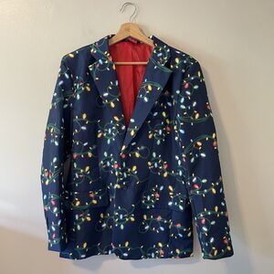 Dec 25th Christmas Light Blazer Holiday Sz M